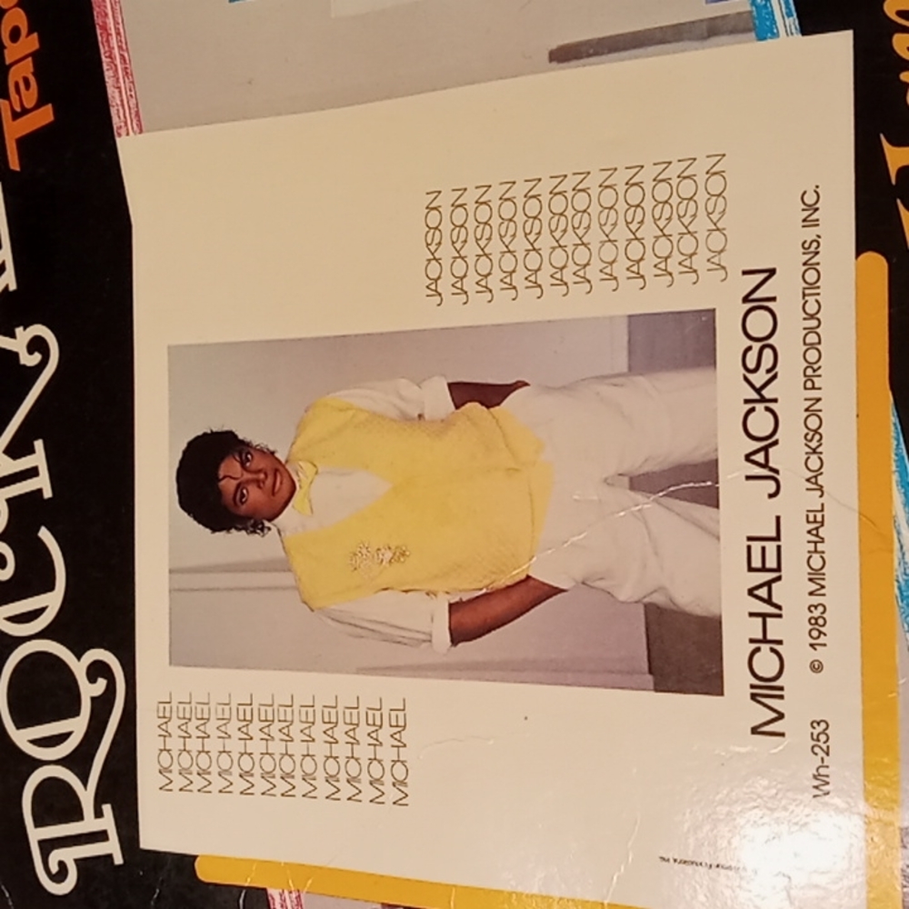 NEW,Vintage 80's,Collector's Edition Michael Jackson,Giant,45"x48",Wall Tapestry - Picture 2 of 4
